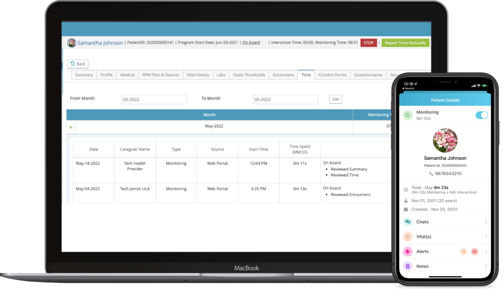 Time Tracking Interface