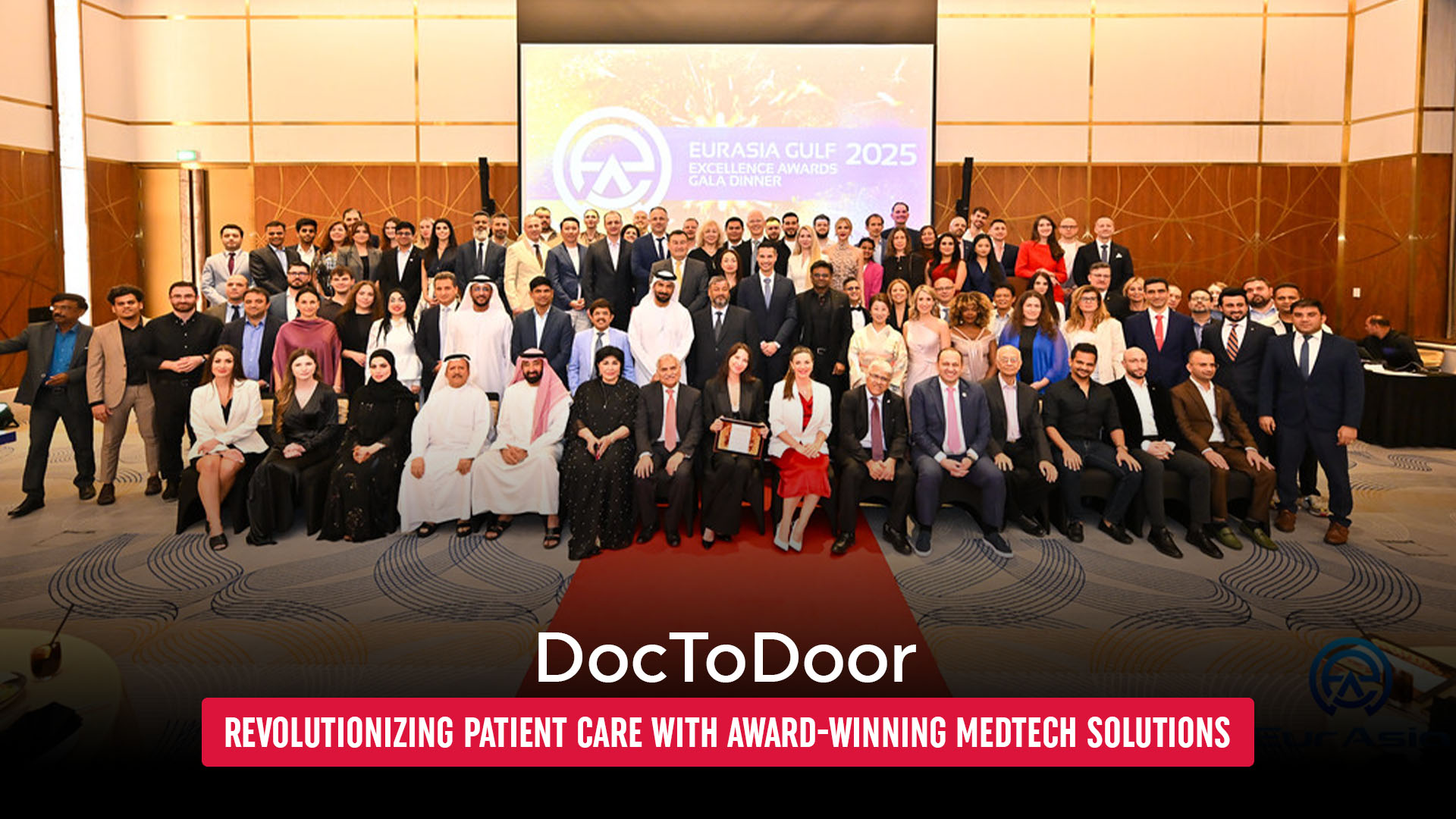 DocToDoor receives EurAsia Gulf Excellence Award 2025