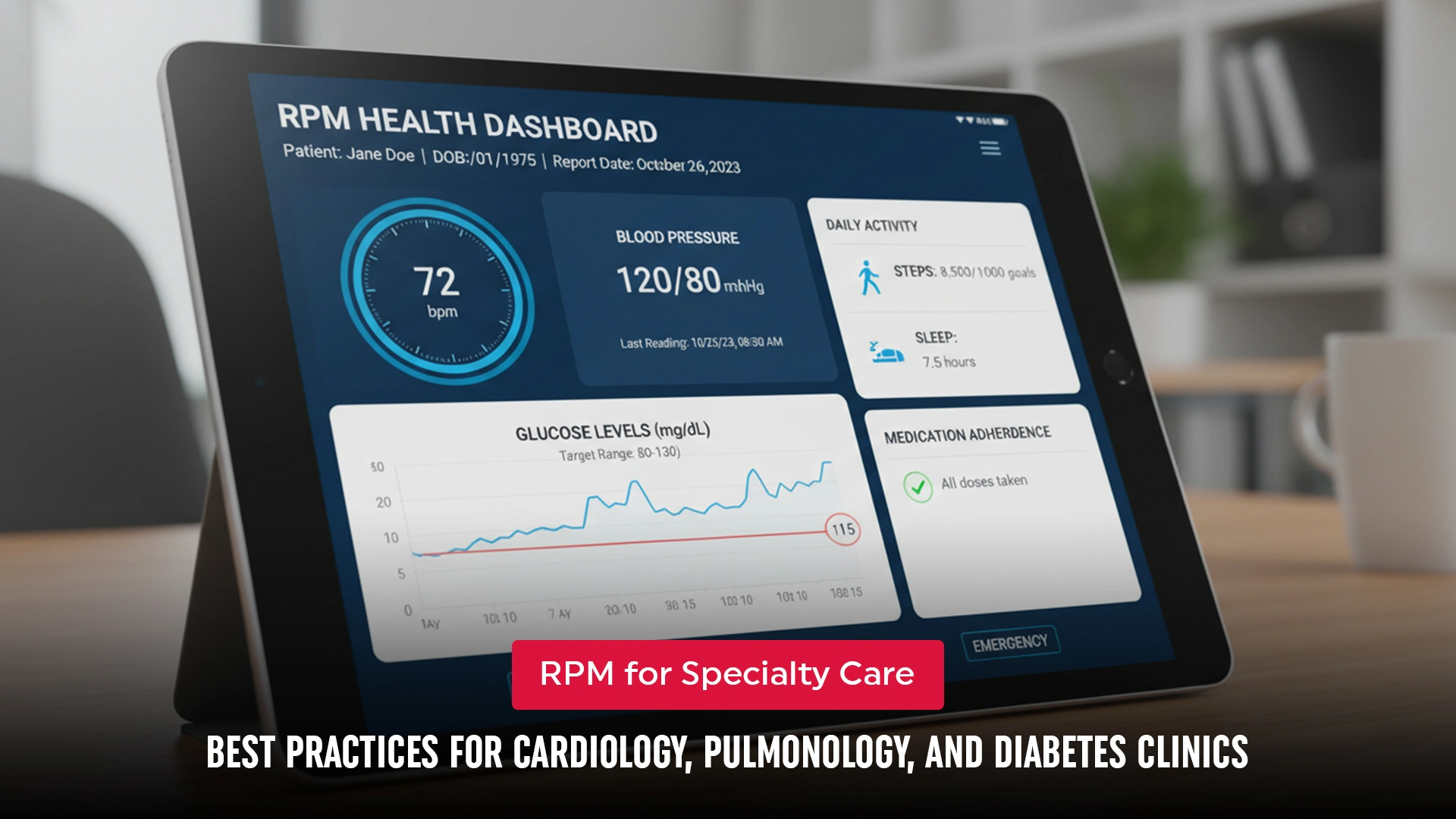 RPM for Specialty Care: Best Practices for Cardiology, Pulmonology, and Diabetes Clinics