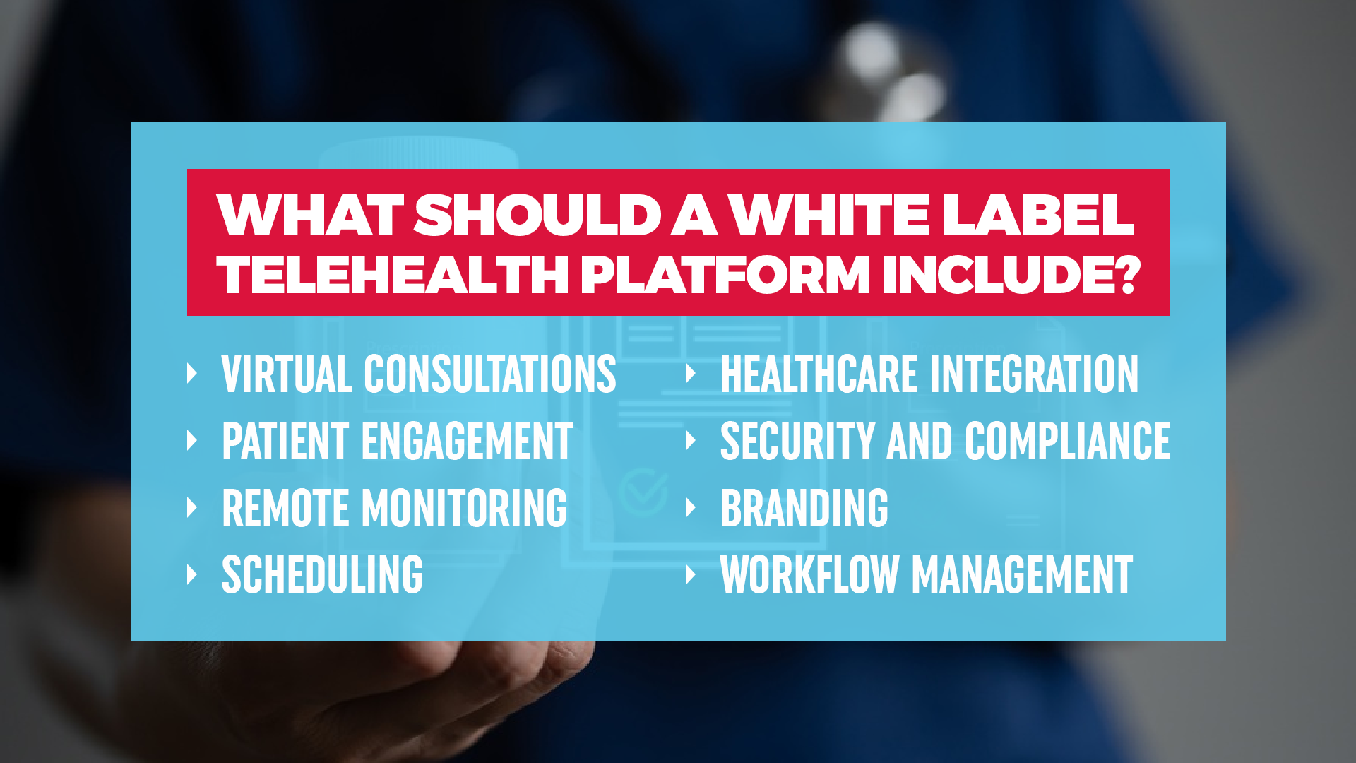 Key benefits of a white label telemedicine platform