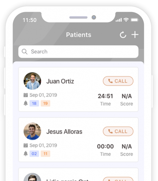 Patient and Clinician Mobile App