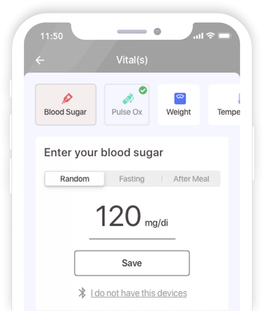 Vitals & Patient Home